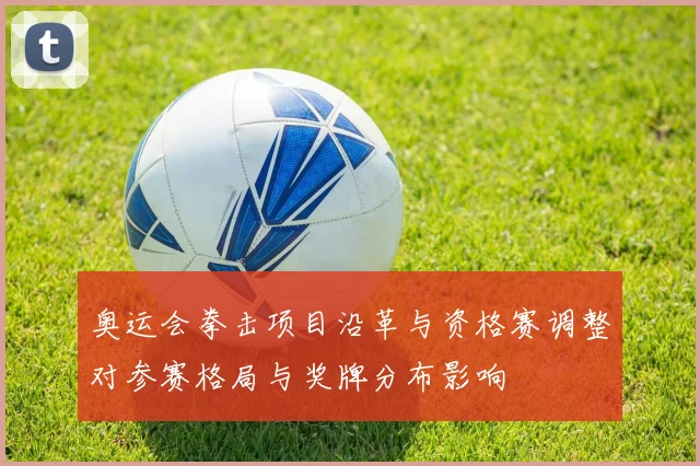 奥运会拳击项目沿革与资格赛调整对参赛格局与奖牌分布影响